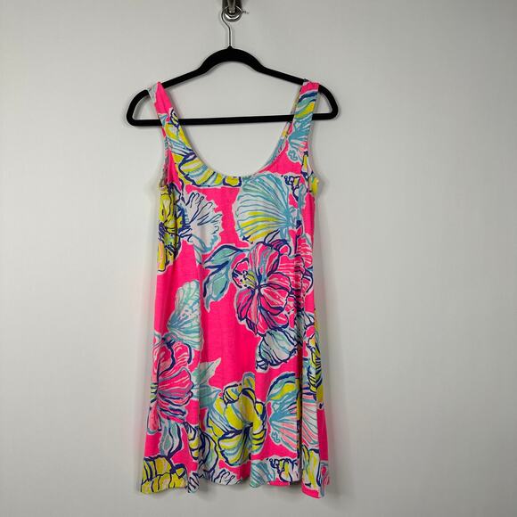 Lilly Pulitzer Carmel Dress Kir Royal Swept by The Tides Swing Dress XS #7503 - Picture 7 of 12